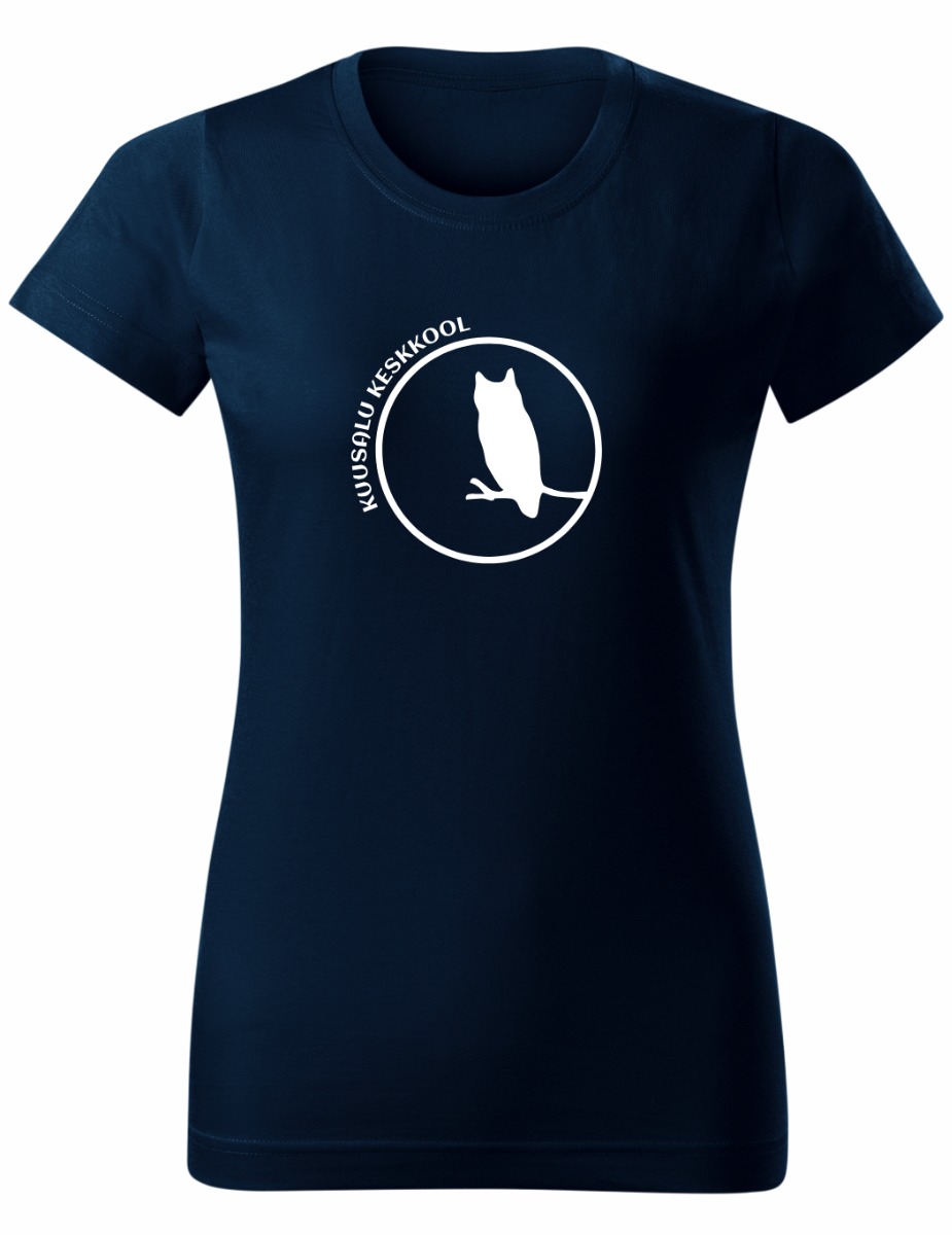 Naiste T-särk, tumesinine