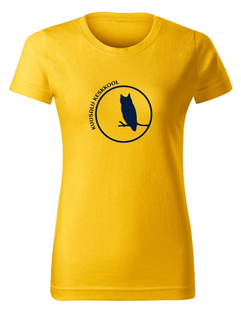 Naiste T-särk, kollane