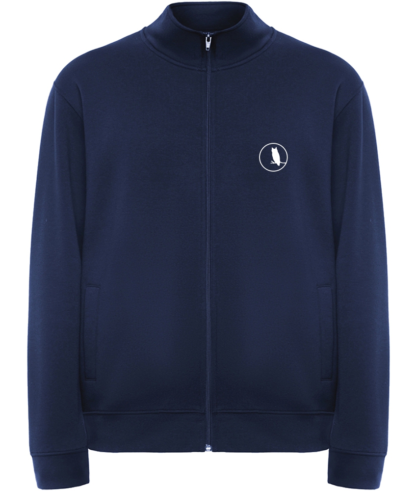 Unisex lukuga jakk, tumesinine