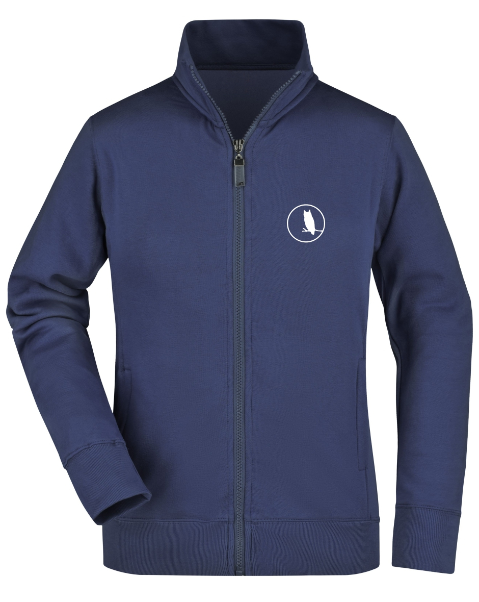 Naiste lukuga jakk, tumesinine - Lõpumüük